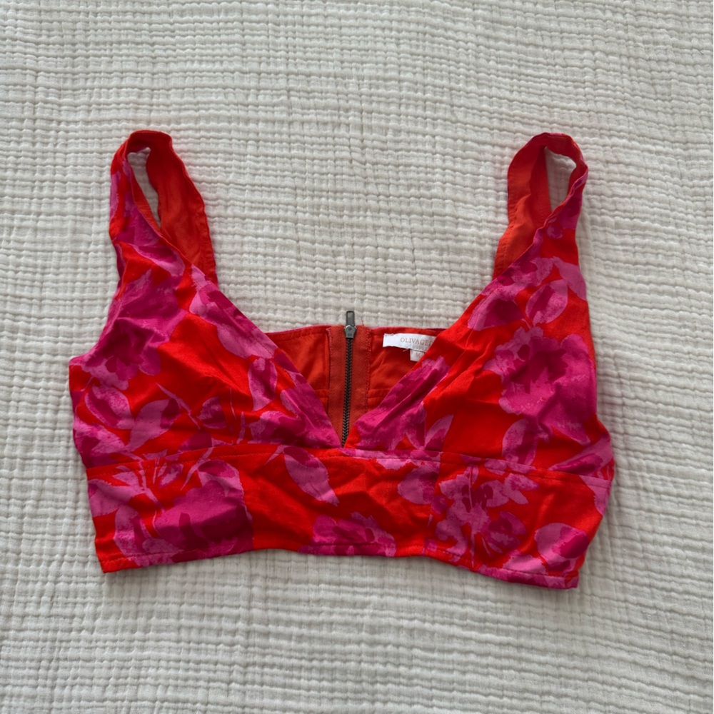 Boutique crop top floral
